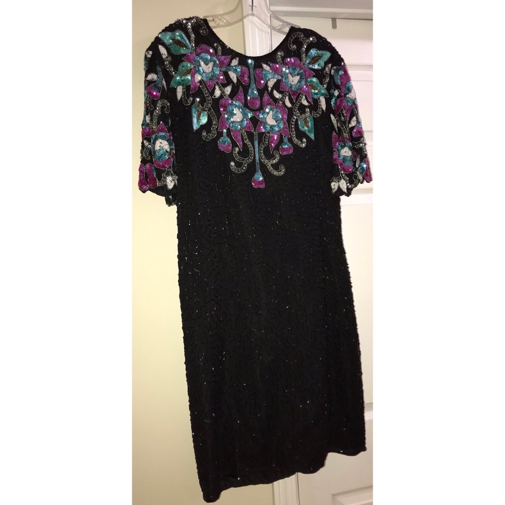 Vintage beaded cocktail dress